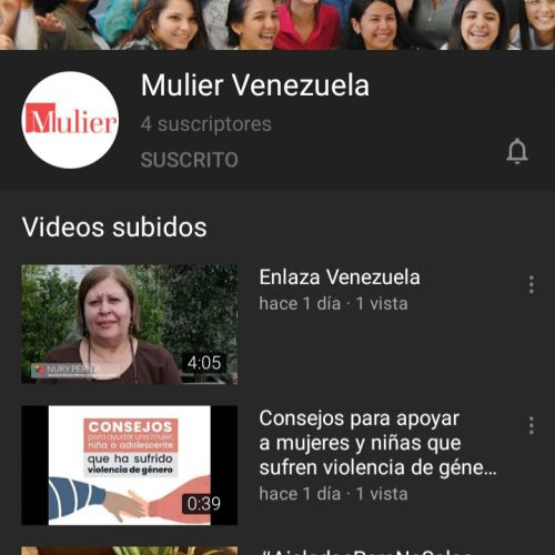 thumbnailimage of YouTube Mulier Venezuela 